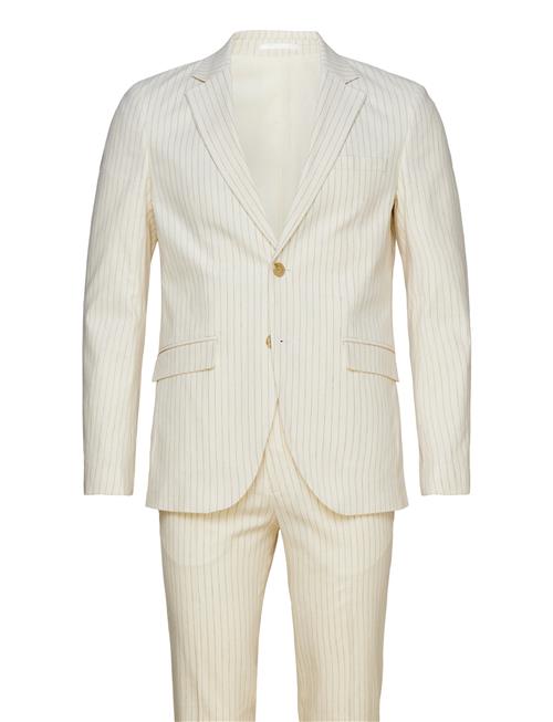 Se Jack & Jones Jprriviera Linen Suit Slim Fit Sn Jack & J S Cream ved Booztlet