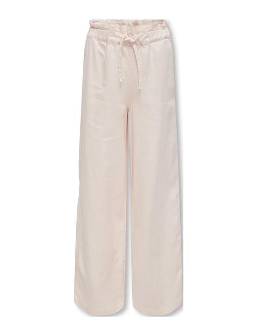 Se Kids Only Kogcaro Pb Wide Linen Bl Pant Pnt Kids Only Pink ved Booztlet