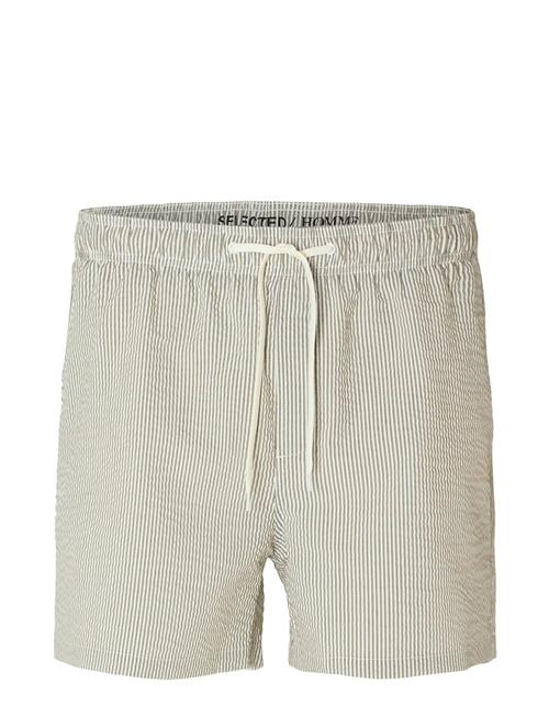 Selected Homme Slhcooper-Seersucker Swimshorts Selected Homme Green