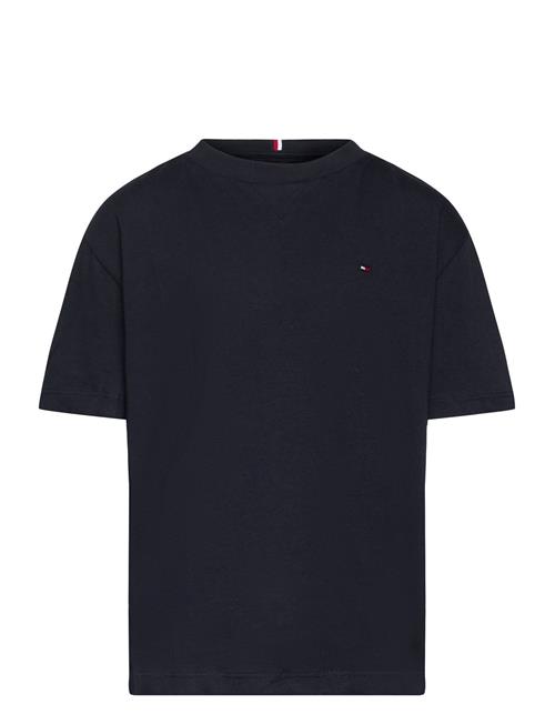 Se Tommy Hilfiger Essential Tee S/S Tommy Hilfiger Navy ved Booztlet