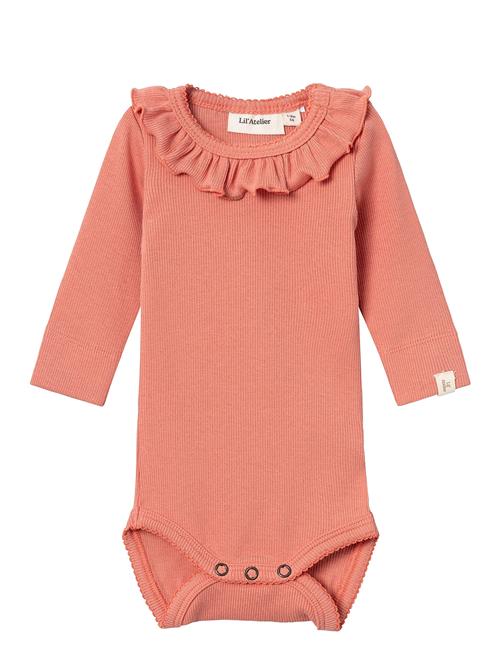 Lil'Atelier Nbfgago Dia Ls Slim Body Lil Lil'Atelier Orange