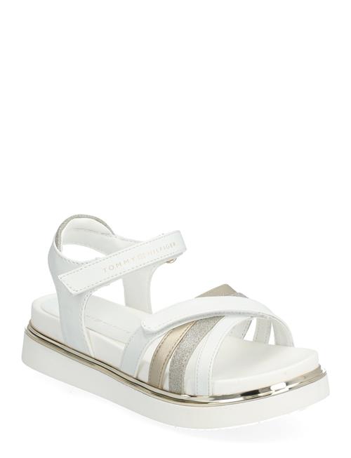 Se Tommy Hilfiger Velcro Sandal Tommy Hilfiger White ved Booztlet