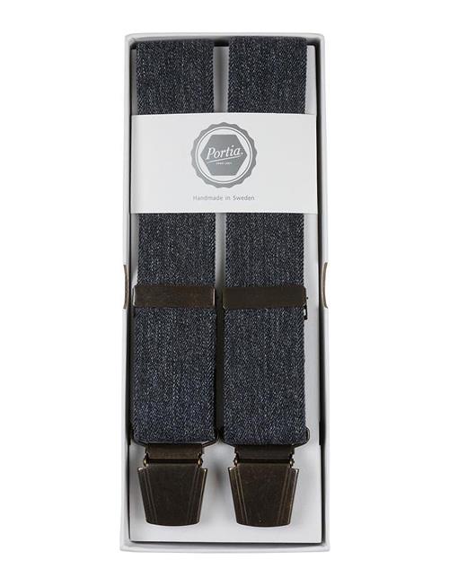 Melange Suspenders Portia 1924 Black