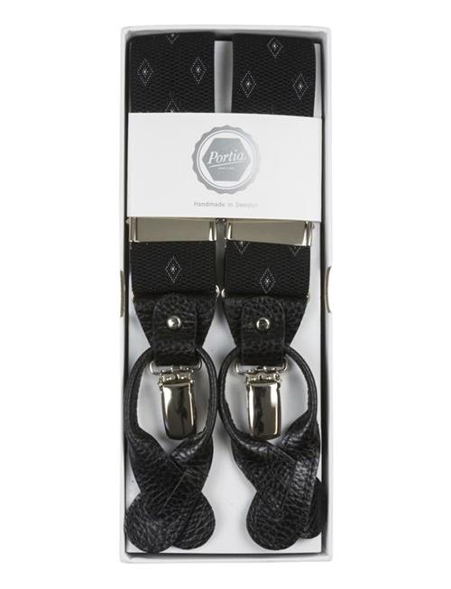 Pattern Suspenders Portia 1924 Black