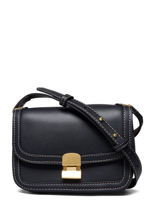 Se Mango Crossbody Bag With Flap Mango Navy ved Booztlet