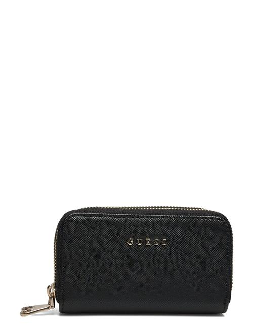 GUESS Double Zip Mini Wallet GUESS Black