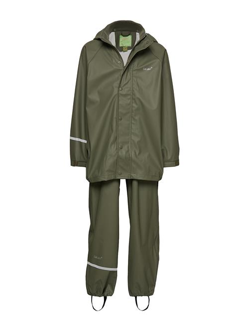 Basci Rainwear Set, Solid CeLaVi Green