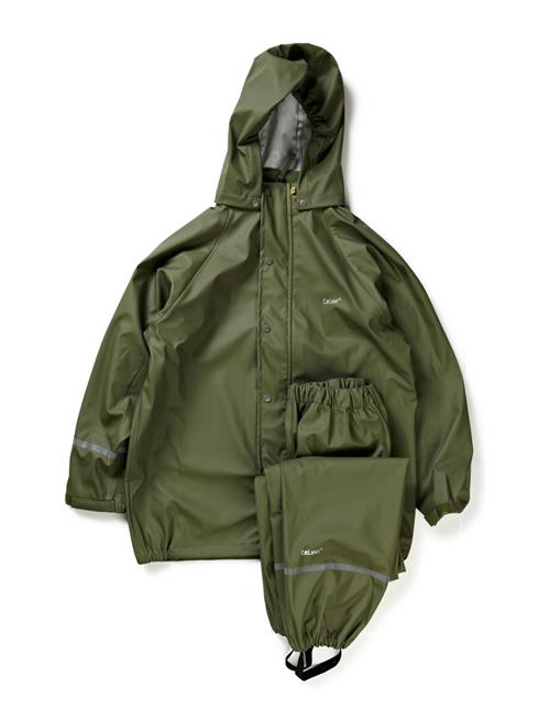 Basic Rainwear Suit -Solid CeLaVi Green
