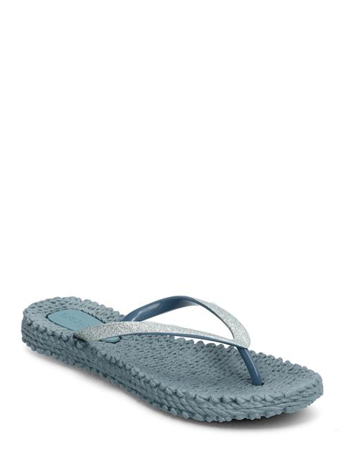 Se Ilse Jacobsen Flip Flop With Glitter Ilse Jacobsen Blue ved Booztlet