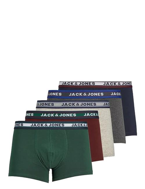 Jack & Jones Jacoliver Trunks 5 Pack Noos Jack & J S Grey