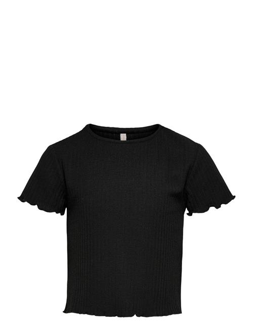 Konnella S/S O-Neck Top Jrs Kids Only Black