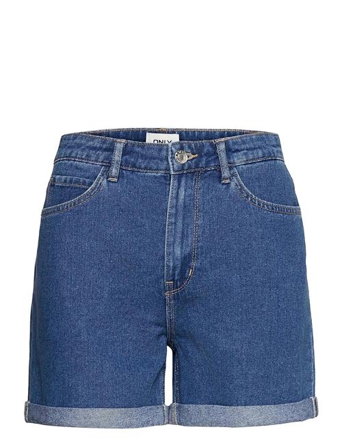 ONLY Onlvega Hw Mom Dnm Shorts Noos ONLY Blue