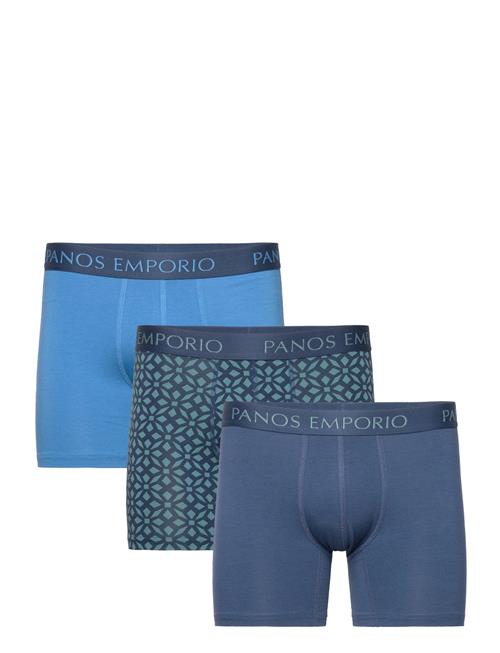 Panos Emporio 3Pk Base Bamboo Boxer Panos Emporio Blue