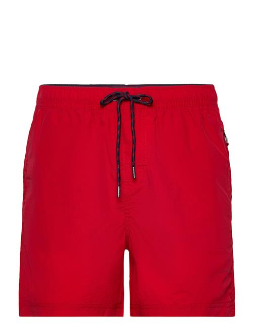 Sebago Waldo Packable Swim Shorts Sebago Red