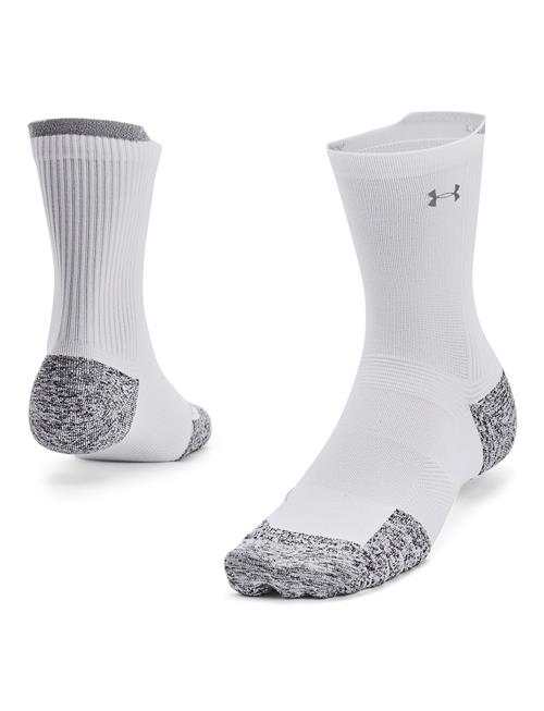 Se Under Armour Ua Ad Run Cushion 1Pk Mid Under Armour White ved Booztlet