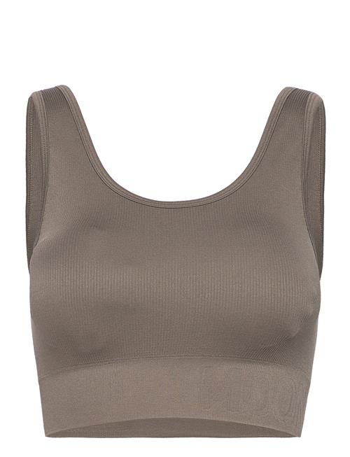 Moonchild Yoga Wear Soft Rib Seamless Crop Top Moonchild Yoga Wear Brown