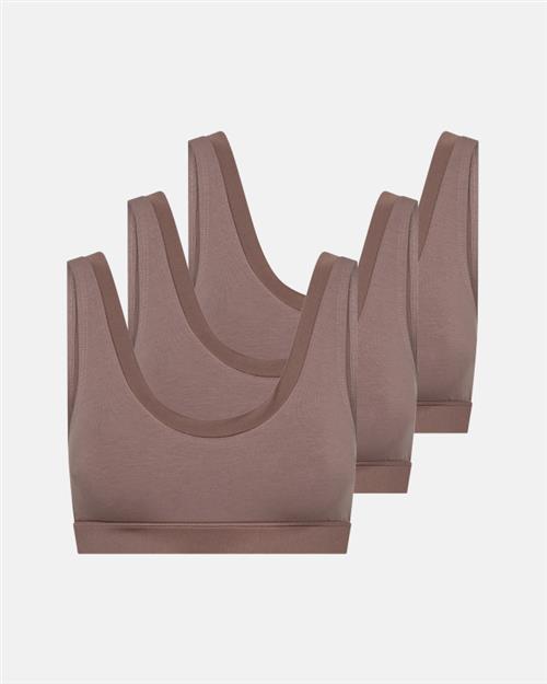 BH-top 3-pak | Økologisk bambusviskose | Rosa