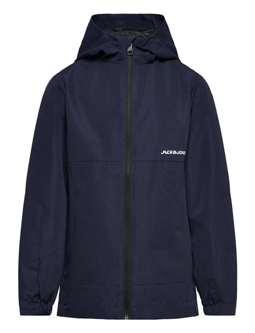 Se Jack & Jones Jjalex Hood Jacket Jnr Jack & J S Navy ved Booztlet