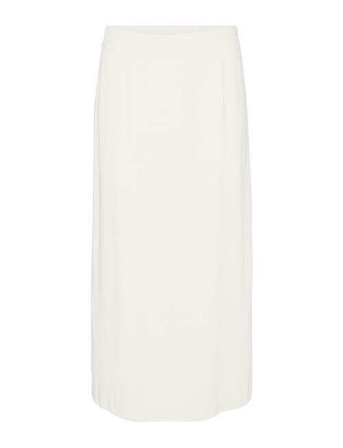 Vero Moda Vmmymilo Hw 7/8 Skirt Wvn Ga Vero Moda White