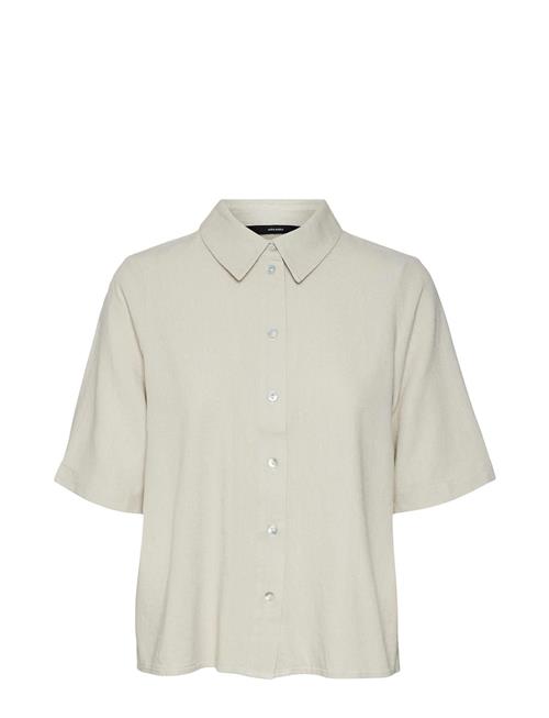 Vero Moda Vmmymilo 2/4 Shirt Wvn Ga Vero Moda Cream