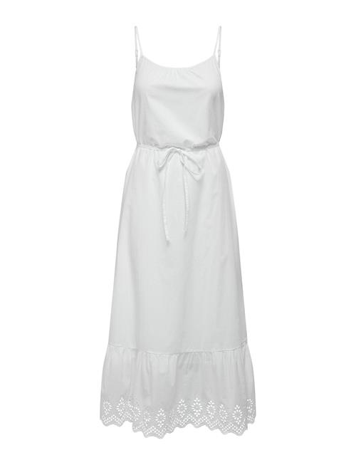 ONLY Onllou Life Emb Strap Ankel Dress Ptm ONLY White