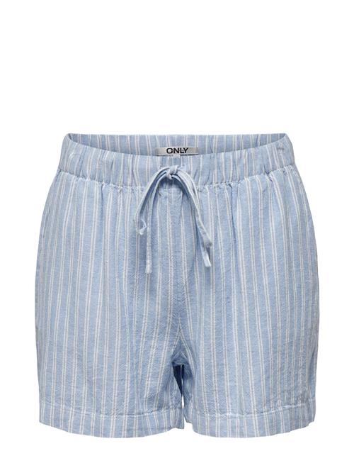 ONLY Onlcaro Mw Linen B Pull-Up Shorts Cc Pnt ONLY Blue