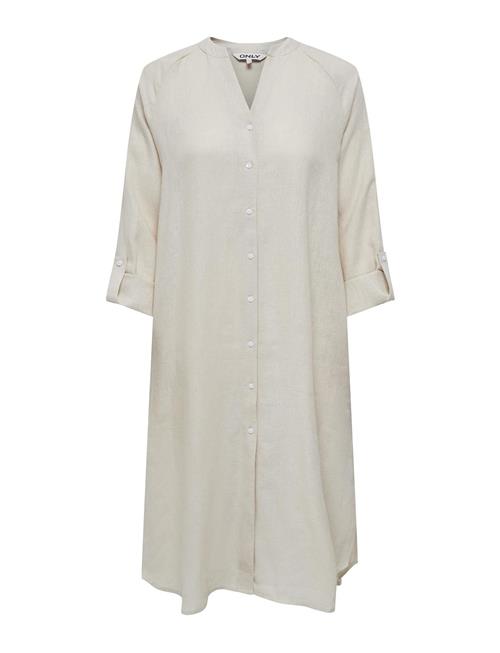 ONLY Onltokyo L/S Linen Blend Dress Pnt Noos ONLY Cream