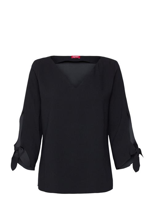 Se Esprit Casual Blouses Woven Esprit Casual Black ved Booztlet