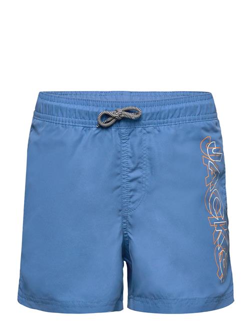 Jack & Jones Jpstfiji Jjswim Double Logo Ly Sn Mni Jack & J S Blue