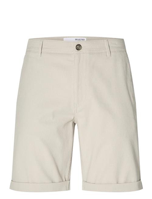 Slhslim-Luton Flex Shorts Selected Beige