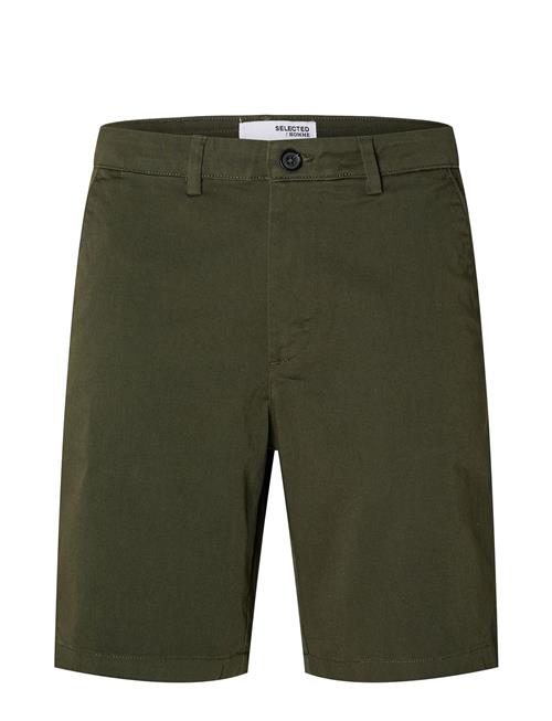 Slhslim-Miles Flex Shorts Noos Selected Green