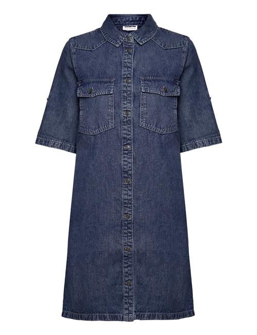 NOISY MAY Nmnew Signe S/S Denim Dress Vi002Mb Noos NOISY MAY Blue