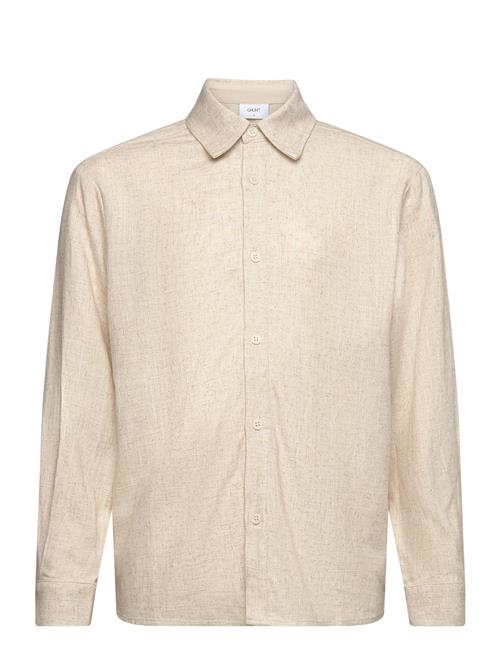 Grunt Herstal Linen Shirt Grunt Beige