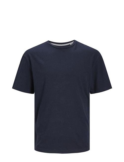 Jack & Jones Jprcc Soft Linen Blend Ss Tee Jack & J S Blue