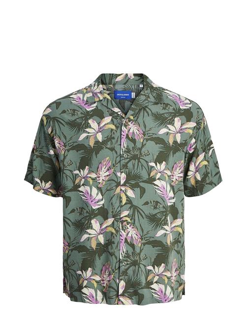 Jack & Jones Jorluke Tampa Aop Shirt Ss Sn Jack & J S Green