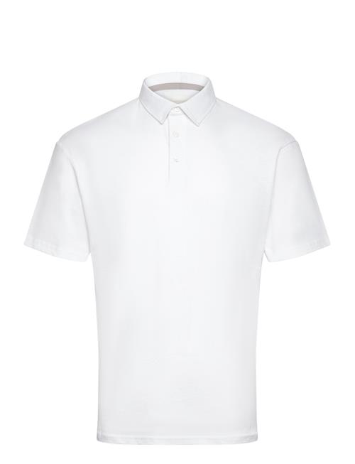 Se Jack & Jones Jprcc Soft Linen Blend Ss Polo Jack & J S White ved Booztlet