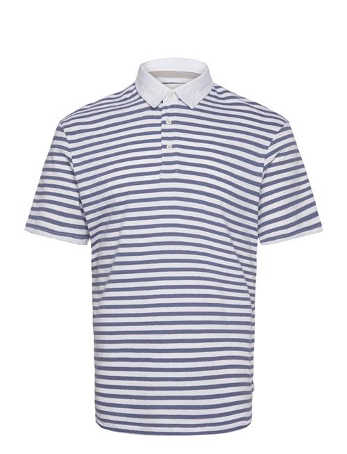 Jack & Jones Jprcc Soft Linen Blend Ss Polo Jack & J S Blue