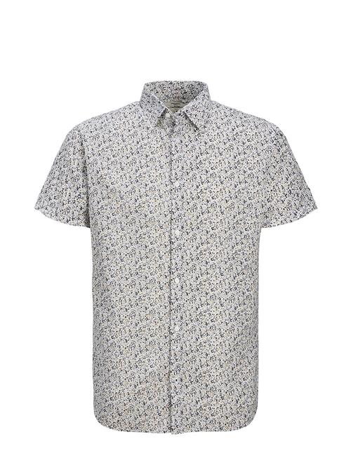 Jack & Jones Jprblasummer Print Shirt S/S Ss24 Sn Jack & J S White