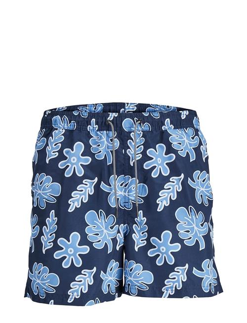 Jack & Jones Jpstfiji Jjswim Aop Ss24 Ly Sn Jack & J S Blue