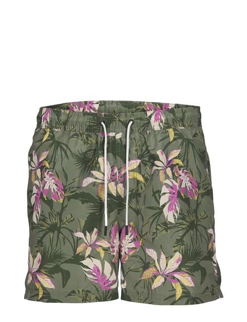 Jack & Jones Jpstfiji Jjswim Aop Originals Ly Jack & J S Green