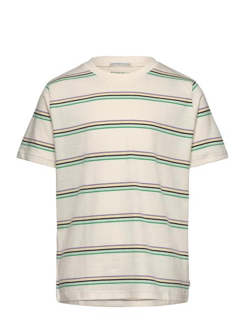 Se Tom Tailor Striped T-Shirt Tom Tailor Patterned ved Booztlet