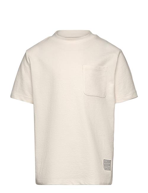 Regular Pocket T-Shirt Tom Tailor Cream