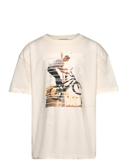 Tom Tailor Over Printed T-Shirt Tom Tailor Cream