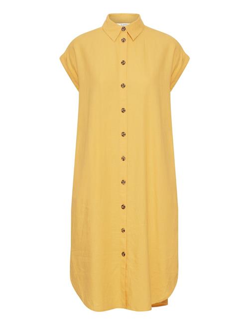 Byfalakka Ss Shirt Dress - B.young Yellow