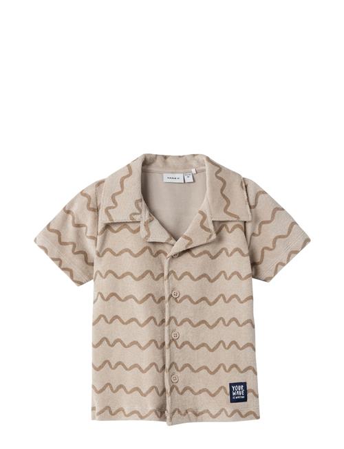 name it Nmmfelo Terry Ss Shirt Name It Beige