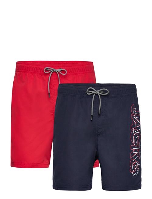 Jack & Jones Jpstfiji Jjswim Double Logo 2Pk Mp Jack & J S Navy