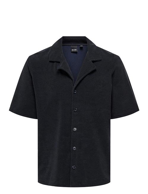 ONLY & SONS Onsdeniz Reg Ss Terry Shirt Cs ONLY & SONS Navy