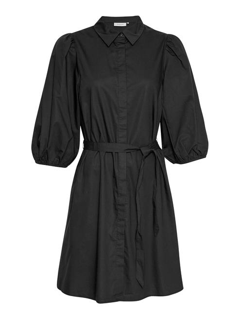 MSCH Copenhagen Mschcedrica Abiella 3/4 Shirt Dress MSCH Copenhagen Black