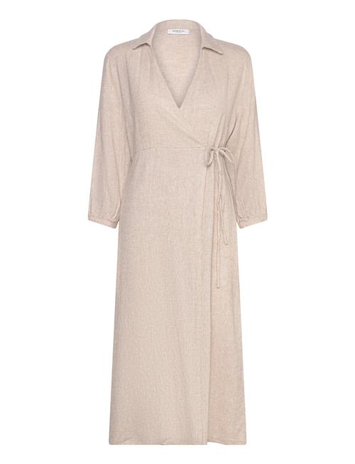 MSCH Copenhagen Mschjovene Ginia 3/4 Wrap Dress MSCH Copenhagen Beige