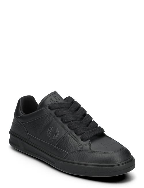 Fred Perry B440 Textured Leather Fred Perry Black